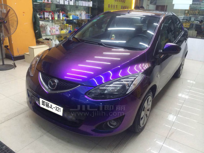 蓝变紫幻彩变色龙漆